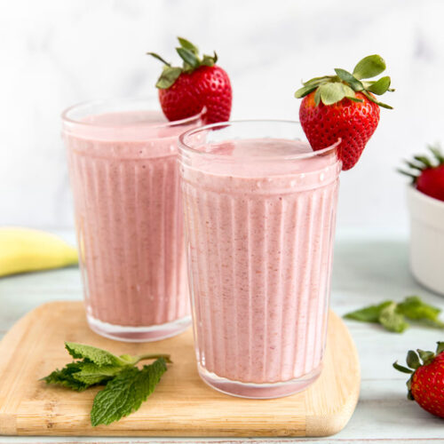 strawberry banana smoothie